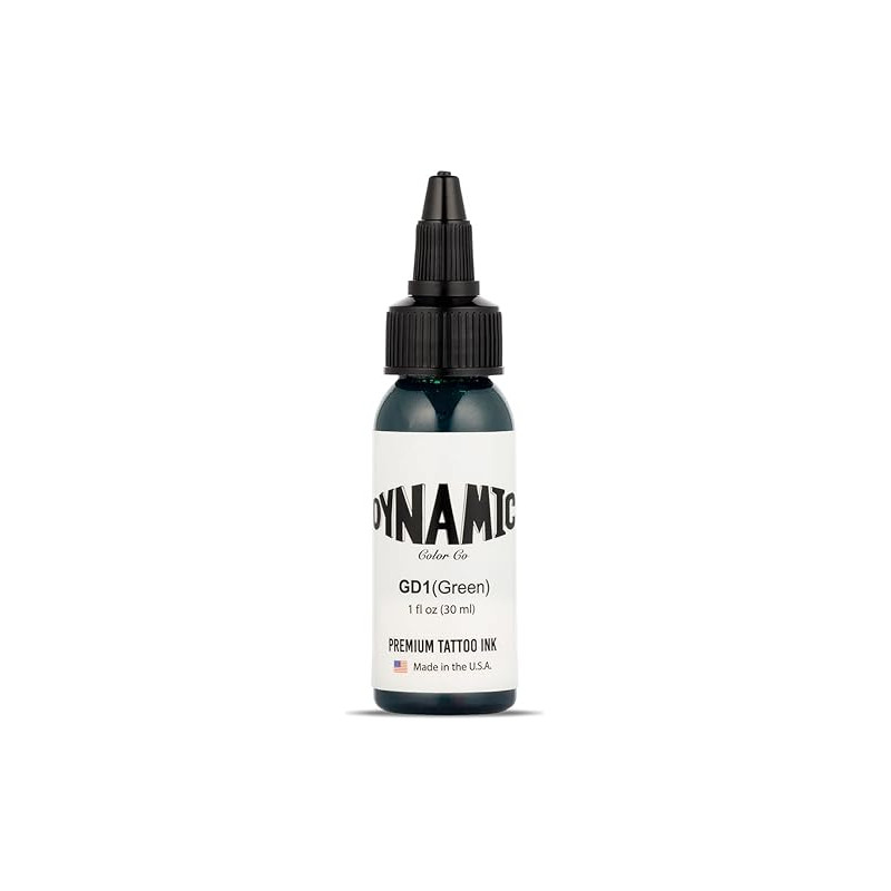 Expired Dynamic Green Tattoo Ink – 1oz Clearance