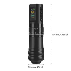 E96 Adjustable Stroke Wireless Tattoo Pen w/ Digital Display