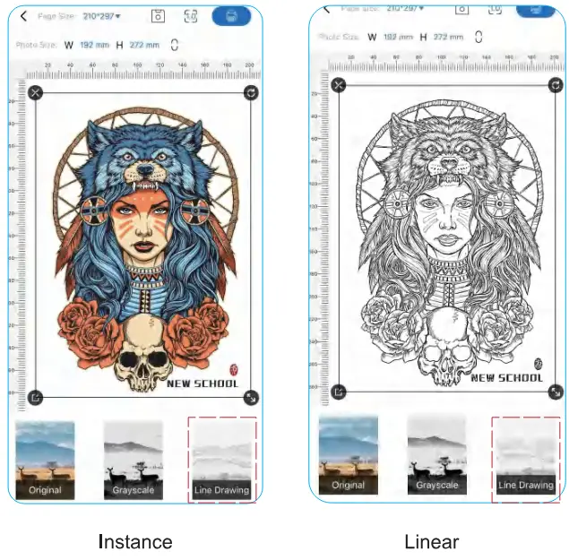 Tattoo Print mini tattoo printer app preview