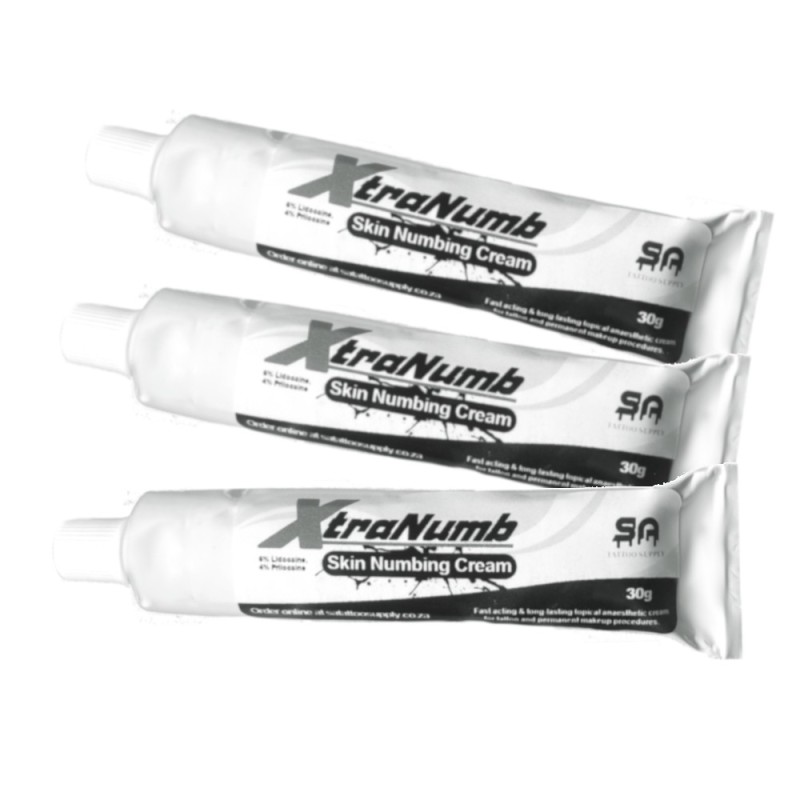 Xtranumb Skin Numbing Cream 3 x tubes
